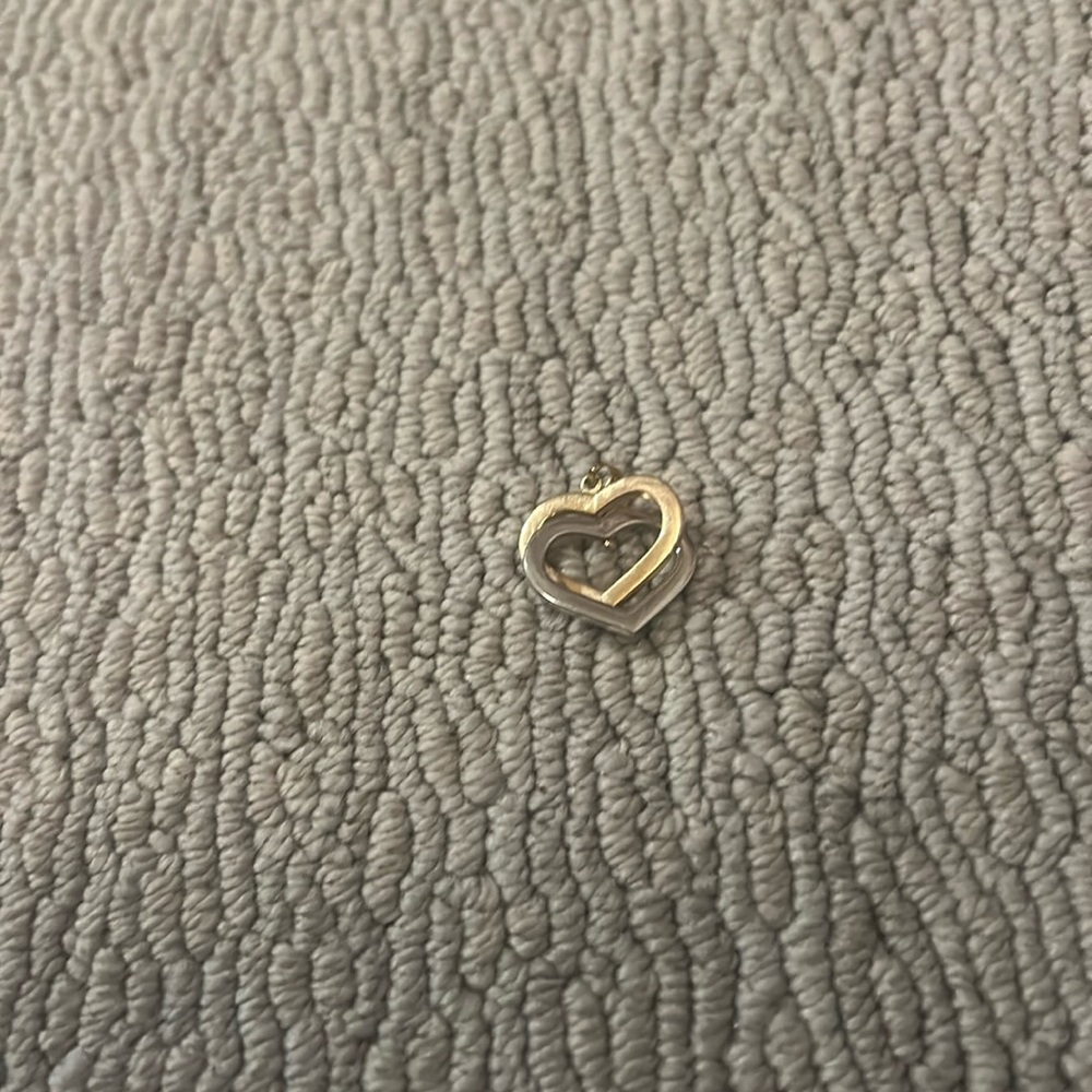 Real gold Heart pendant